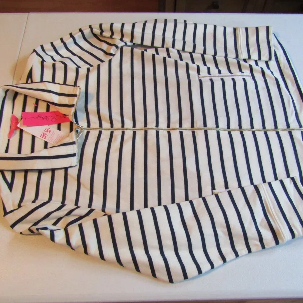 Lilly Pulitzer UPF 50+ Bennett Zip Up Jacket L